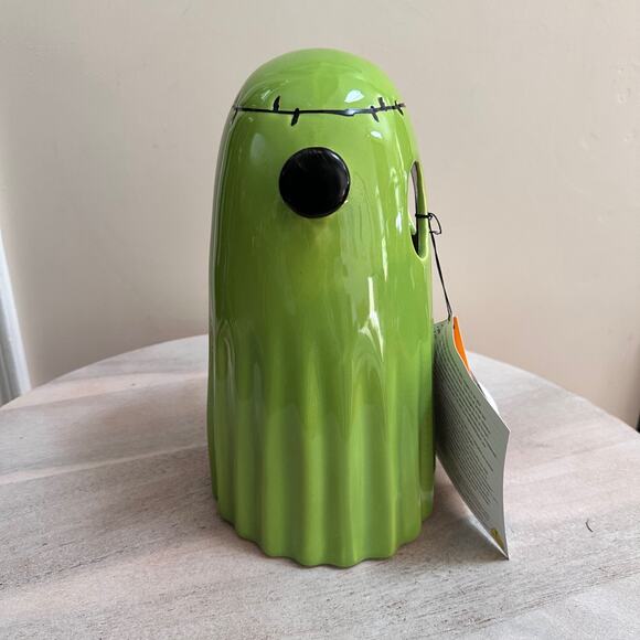 Goblin and Ghoul Halloween Frankenstein Green Ghost 8" Figurine LED LightUp NEW - Picture 8 of 12